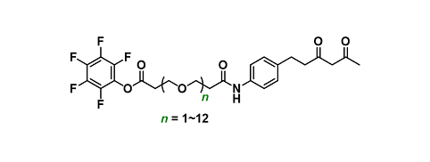 Diketone-PEGn-PFP ester